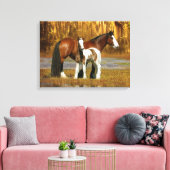 Fantasy Horses: Mare & Foal Leinwanddruck (Insitu (Wohnzimmer))