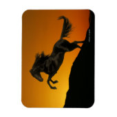 Fantasy Horses: Mountain Sunset Magnet (Vertikal)