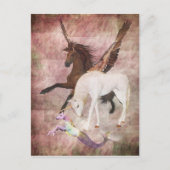 Fantasy Horses Postkarte (Vorderseite)