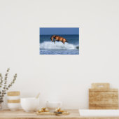 Fantasy Horses: Selle Francais & Sea Poster (Küche)