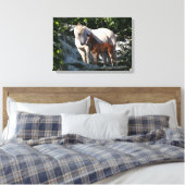 Fantasy Horses: Wasserfall Leinwanddruck (Insitu (Schlafzimmer))