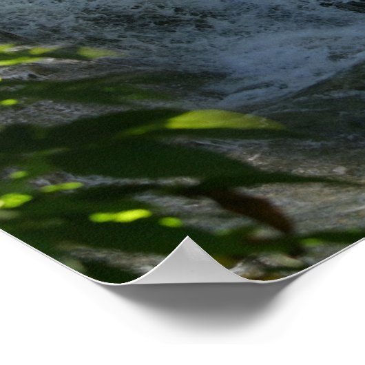 Fantasy Horses: Wasserfall Poster (Ecke)