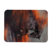 Fantasy Horses: Wolken Magnet (Horizontal)