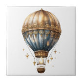 Fantasy Hot Air Ballon Fliese (Vorderseite)