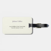 Fantasy Hot Air Ballon Muster Watercolor Design Gepäckanhänger (Rückseite horizontal)