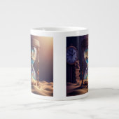 Fantasy Hourglass Jumbo Tasse (Vorderseite)