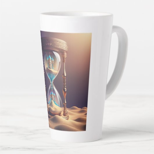 Fantasy Hourglass Latte Tasse (Rechte Ecke)