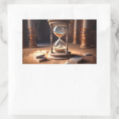 Fantasy Hourglass Rechteckiger Aufkleber (Tasche)