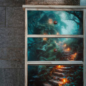 Fantasy House Decoupage Tissue Paper Seidenpapier