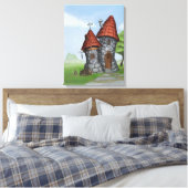 Fantasy House Leinwanddruck (Insitu (Schlafzimmer))