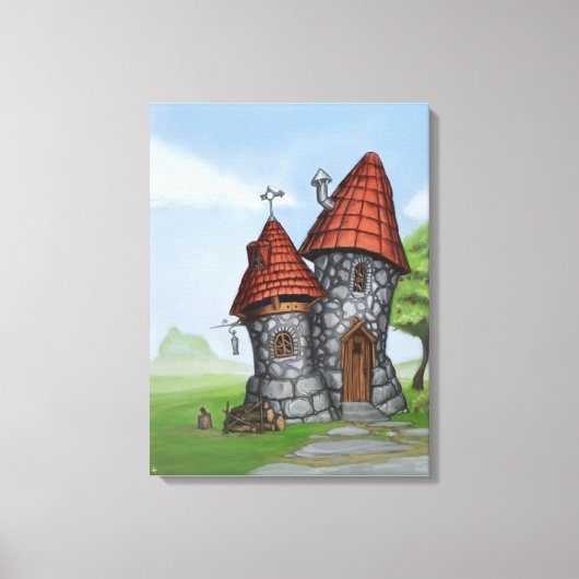 Fantasy House Leinwanddruck (Vorderseite)