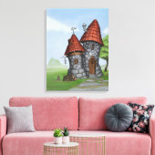 Fantasy House Leinwanddruck (Insitu (Wohnzimmer))