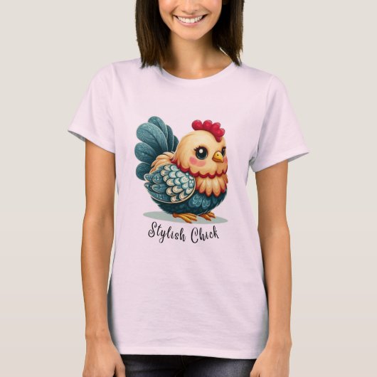 Fantasy-Hühner-T - Shirt (Vorderseite)