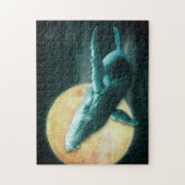 Fantasy Humpback Whale Fliegend zum Mond - Puzzle (Vertikal)