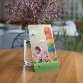 Fantasy Ice Cream Cone mit Happy Running Boy Einladung