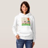 Fantasy Ice Cream Cone mit Happy Running Boy Hoodie (Vorne ganz)