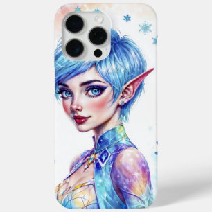 Fantasy ice elf Winter magische Schneeflocke Kunst Case-Mate iPhone Hülle