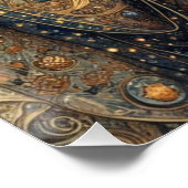 Fantasy-Illustration der Prinzessin Poster (Ecke)