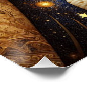 Fantasy-Illustration der Prinzessin Poster (Ecke)