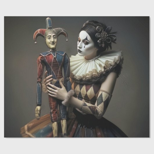  fantasy illustration  geschenkpapier (Flach)