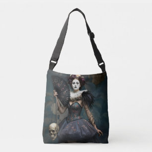 fantasy illustration tragetaschen mit langen trägern