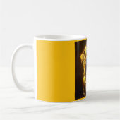 Fantasy Image Neon Yellow English Bulldog Kaffeetasse (Links)