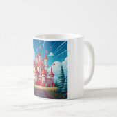 Fantasy Image Of A Candy Cane Castle Kaffeetasse (VorderseiteRechts)
