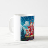 Fantasy Image Of A Candy Cane Castle Kaffeetasse (Vorderseite Links)