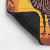 Fantasy Image of Skeleton Riding Striped Camel Mousepad (Ecke)