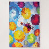 Fantasy Imaging Girl mit Regenschirmen Puzzle (Vertikal)