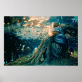 "Fantasy in Twilight" von Edward Robert Hughes Poster (Vorne)