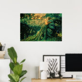"Fantasy in Twilight" von Edward Robert Hughes Poster (Heimbüro)