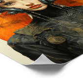 Fantasy Insect-Frau Poster (Ecke)