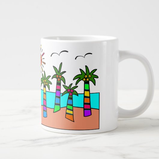 FANTASY INSEL Jumbo-Tasse (Rechts)