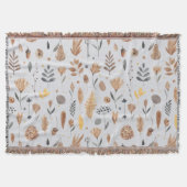 Fantasy-inspirierte botanische Elemente Decke (Vorderseite)