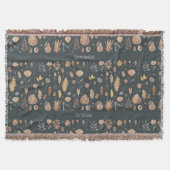 Fantasy-inspirierte botanische Elemente Decke (Vorderseite)