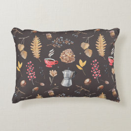 Fantasy-inspirierte botanische Elemente Dekokissen
