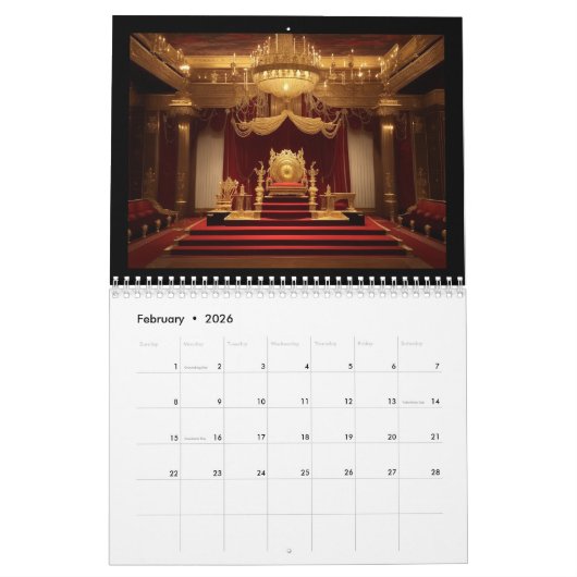 Fantasy Interieur Kalender (Feb 2026)