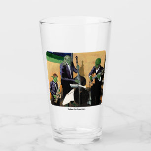 Fantasy Jazz Blues Musicals Art-Glas-Cup Glas
