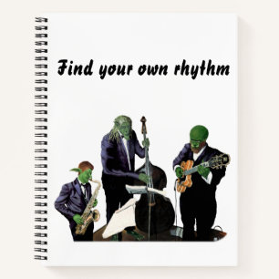 Fantasy Jazz Blues Musicians Art Spirituosen Noteb Notizblock
