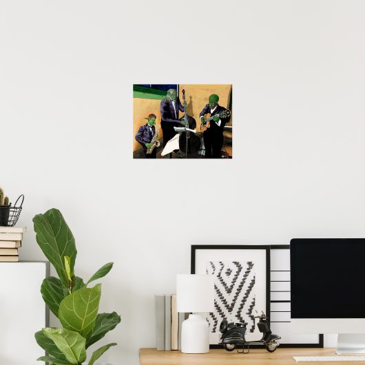 Fantasy Jazz Musicals MASI - Museo d'Arte della Ci Poster (Heimbüro)