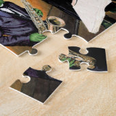 Fantasy Jazz Musicians Kleine Kunst Jigsaw Puzzle (Seite)