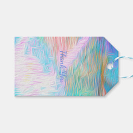 Fantasy Joyful Thanks – Romantische abstrakte Eleg Geschenkanhänger