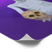 Fantasy Juggler Juggling Skulls Wall Art Print Poster (Ecke)