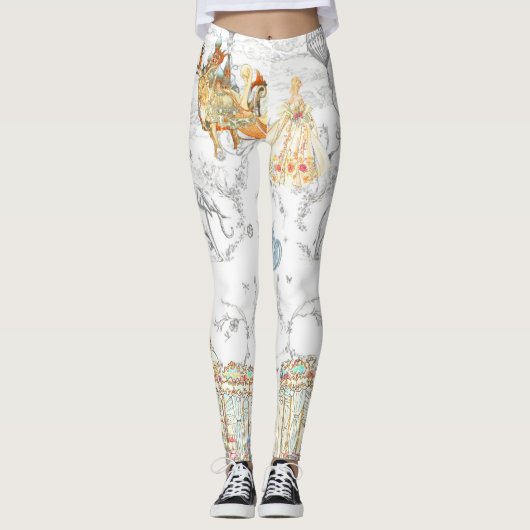 Fantasy Karussell Leggings Fairytale Magie (Vorderseite)