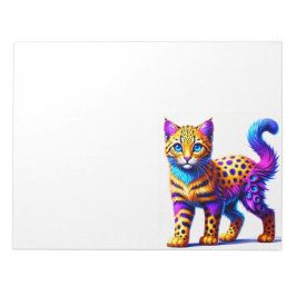 Fantasy-Katze Notizblock