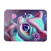 Fantasy Kawaii niedlich und bezaubernd Baby Dinosa Magnet (Horizontal)