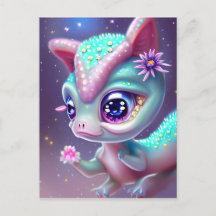 Fantasy Kawaii niedlich und bezaubernd Baby Dinosa