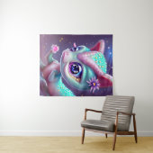 Fantasy Kawaii niedlich und bezaubernd Baby Dinosa Wandteppich (Beispiel (Horizontal))