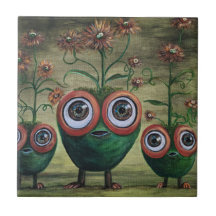 Fantasy Keramik Tile, klein (4,25" x 4,25")